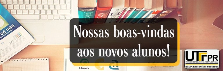 boas vindas novos alunos