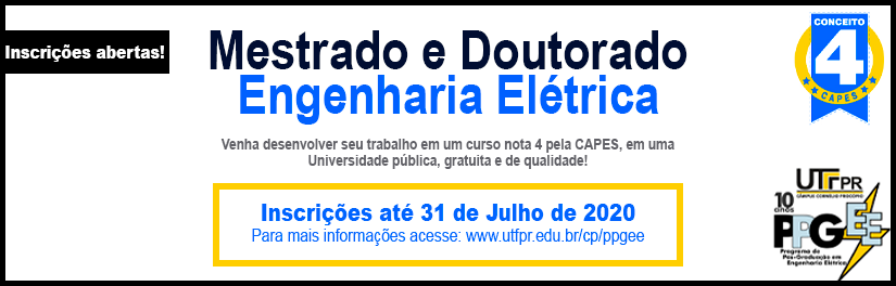 Inscrições Mestrado Engenharia Elétrica