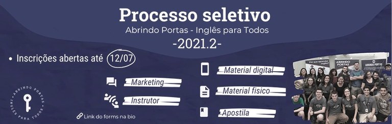 processo seletivo abrindo portas