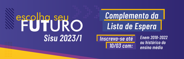 Complemento da Lista de Espera 2023/1