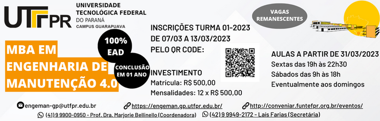 ENGEMAN MBA 2023 prorrogação