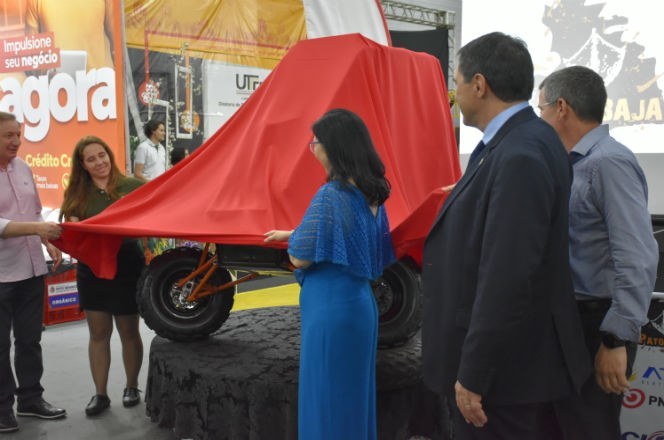 Apresentação do novo protótipo da Pato Baja (Foto: Decom)