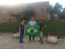 Alunos Giovana Colucci, Lucas Zafanelli e Adriano dos Santos Silva