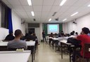 Prof. Sergio Moribe na Recepção de Calouros 2019/2