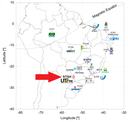 Estações espalhadas pelo Brasil