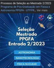 EDITAL 04/2023 PPGFA
PROCESSO DE SELEÇÃO AO MESTRADO DO PPGFA
PARA INGRESSO EM AGOSTO DE 2023