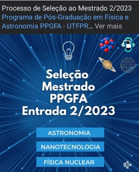 Venha estudar no PPGFA