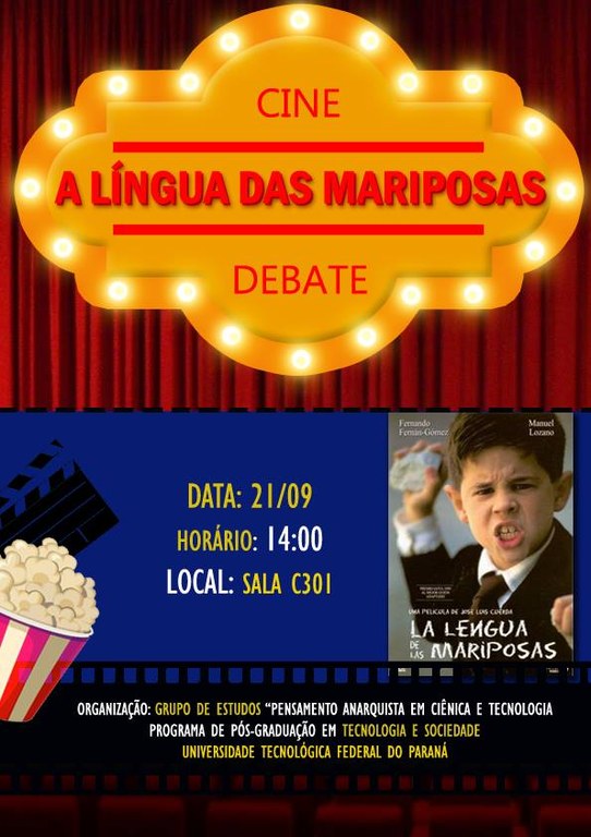 Seminário - Cine Debate: "A Língua das Mariposas"