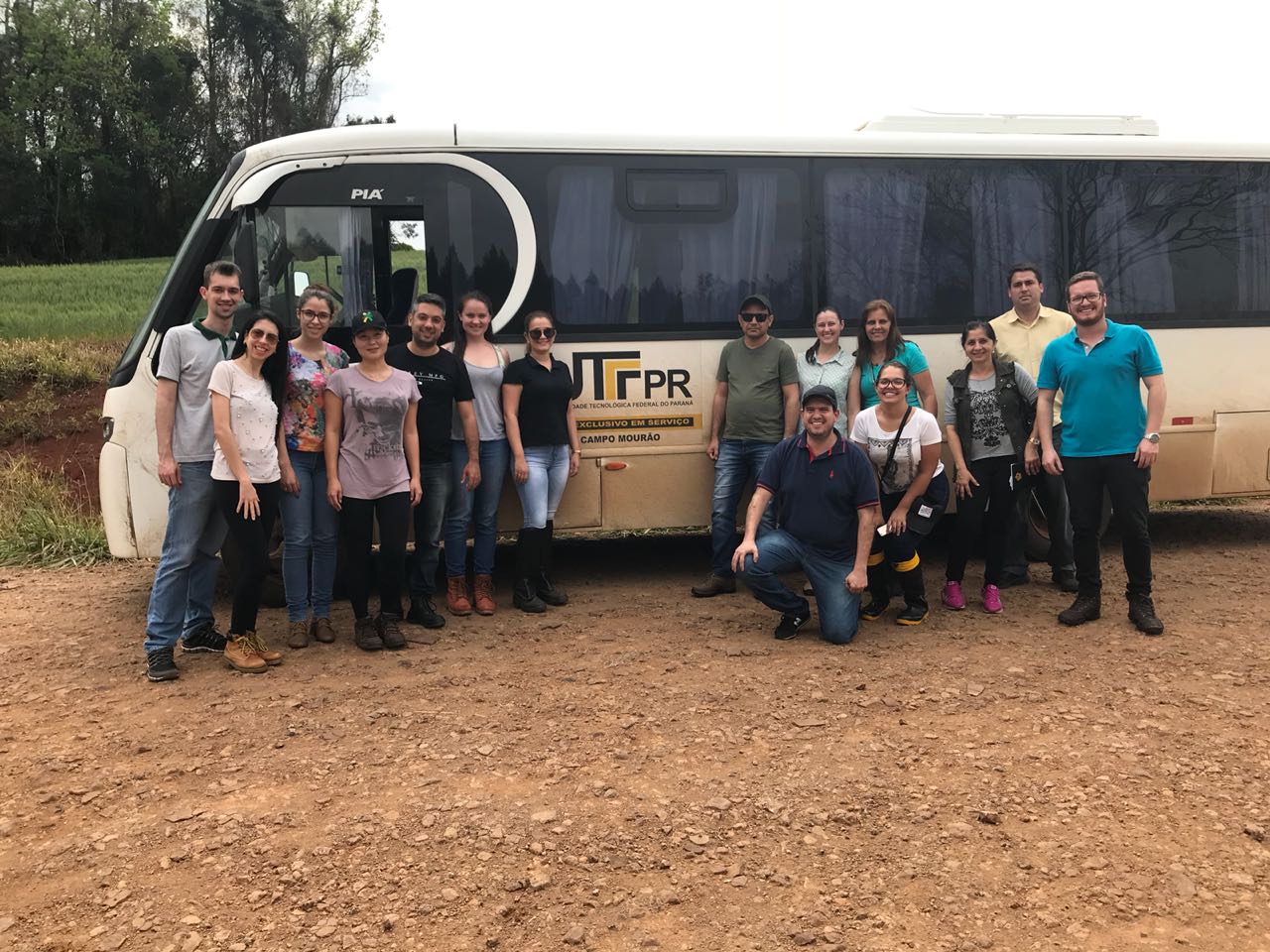 Aula de campo da disciplina de Hidrologia e Qualidade da Água