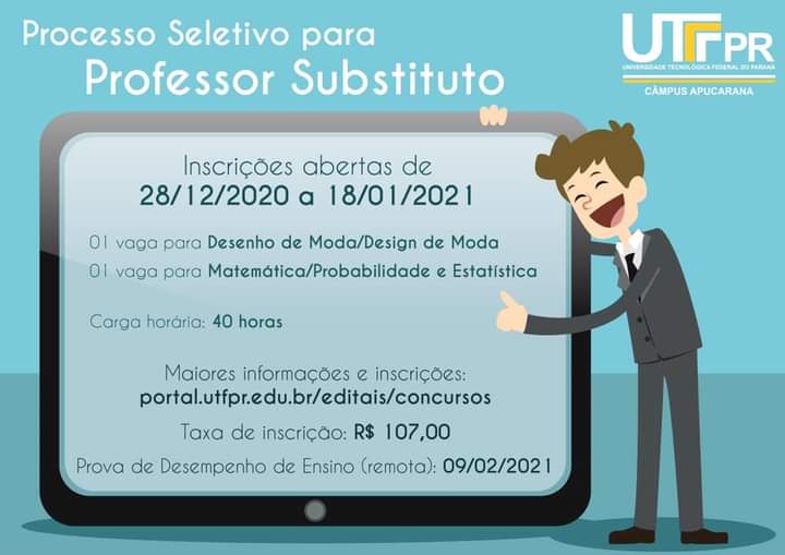 Contratação de Professor Substituto