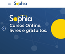 No Portal Sophia é possível encontrar diversos conteúdos e atividades ofertadas de forma gratuita (Imagem: Portal Sophia)