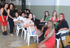 Depois do almoço foi ralizado um sorteio de brindes para os trabalhadores (Foto: Matheus Costa/ASCOM-CT).