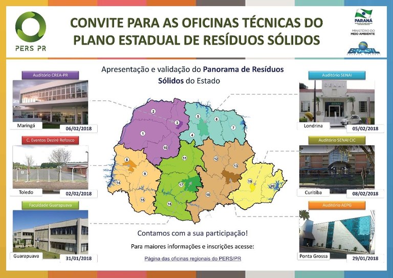 Convite para I Ofina 6 regionais