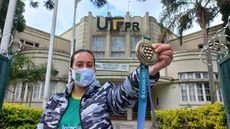 Atleta é estudante de matemática do campus Curitiba. (Foto: Ascom)