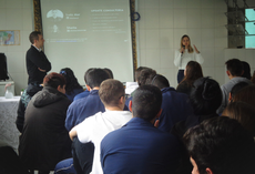 Alunos assistiram palestras ministradas por profissionais (Foto: arquivo pessoal).
