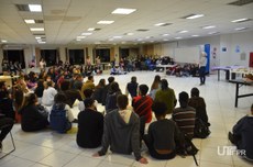 Grupos petianos reunidos na UFPR-Litoral em Matinhos. (Foto: Ascom)