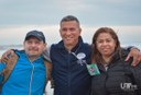 Da esquerda para a direita: Jean Possenti, Maria Madalena da Silva e Antonio Gonçalves. (Foto: Ascom)