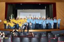 Turmas de Eletrônica e Edificações celebram 50 anos da formatura do curso técnico.
(Foto: acervo pessoal - Comissão Organizadora)