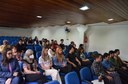 A plateia do evento foi composta de professores do DEAAU e estudantes que irão passar pelo desafio do TCC. (Foto: ASCOM-CT)