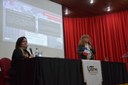 A palestra, realizada em francês com tradução simultânea, apresentou o Instituto, os cursos e oportunidades de programas de mobilidade para estudantes internacionais. (Foto: Ascom)