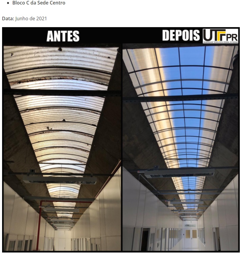 Bloco C da sede Centro