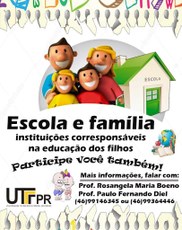 Projeto de Extensão Escola e Família - Instituições corresponsáveis na educação dos filhos