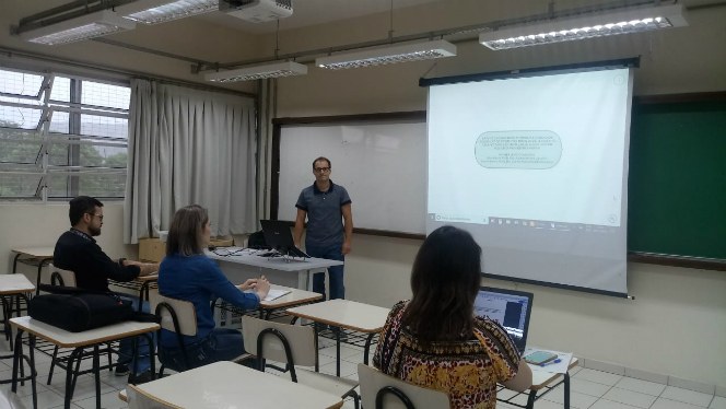 Banca de TCCE - aluno de especialização André Luís Di Domenico