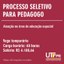 Processo seletivo para pedagogo