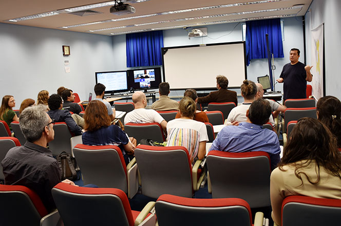 Reunião de trabalho do Programa Ciência Cidadã na Escola (Foto: Decom)