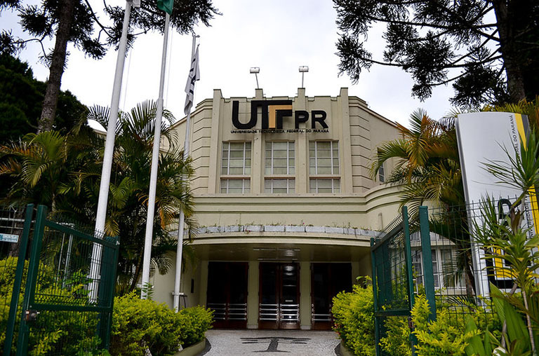 Sede da Reitoria da UTFPR, em Curitiba (Foto: Decom)