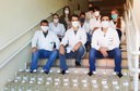 Equipe reúne doação de álcool em gel em Toledo