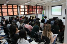 Palestra sobre o Dia Mundial da Água na UTFPR (Foto: Divulgação)