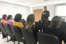 General Aléssio da Silva em palestra | Foto: 5ª Região Militar