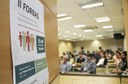 Professores reunidos no auditório do Conselho Universitário da UTFPR para a abertura do II ForBas