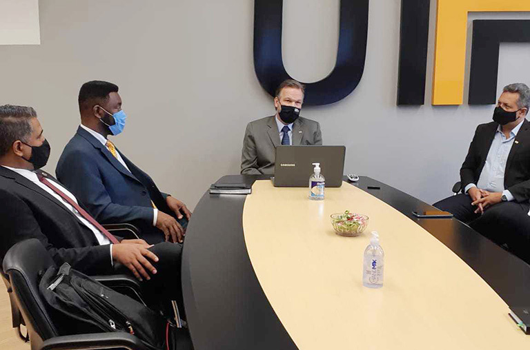 Enoque Barros, Paulo Roberto, Marcos Schiefler e Heron dos Santos Lima (Foto: Decom)