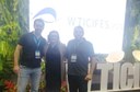 Rainer Medrado, Rosane Putz e Wiliam Santos no WTICIfes