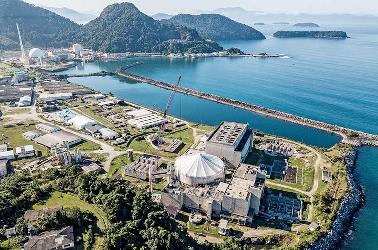 Central Nuclear Almirante Álvaro Alberto, em Angra dos Reis (Foto: Divulgação)