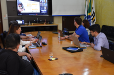 Reunião de trabalho entre UTFPR e Tecnológico de Monterrey (Foto: Decom)