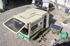 Um dos trabalhos da UTFPR prevê a utilização do EcoTrailer em escolas (Foto: Acervo Pessoal)