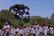 Coral da UTFPR em performance no videoclipe