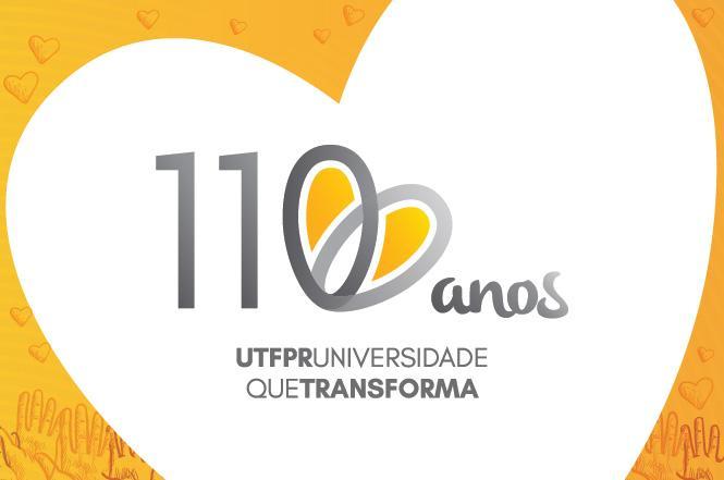 Marca comemorativa dos 110 anos da Universidade (Foto: Decom)