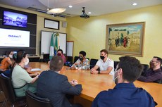 Reunião desta terça-feira, dia 10, no Campus Curitiba (Foto: Decom)