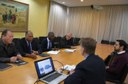 UTFPR recebe comitiva na sala de reuniões em Curitiba | Foto: Decom