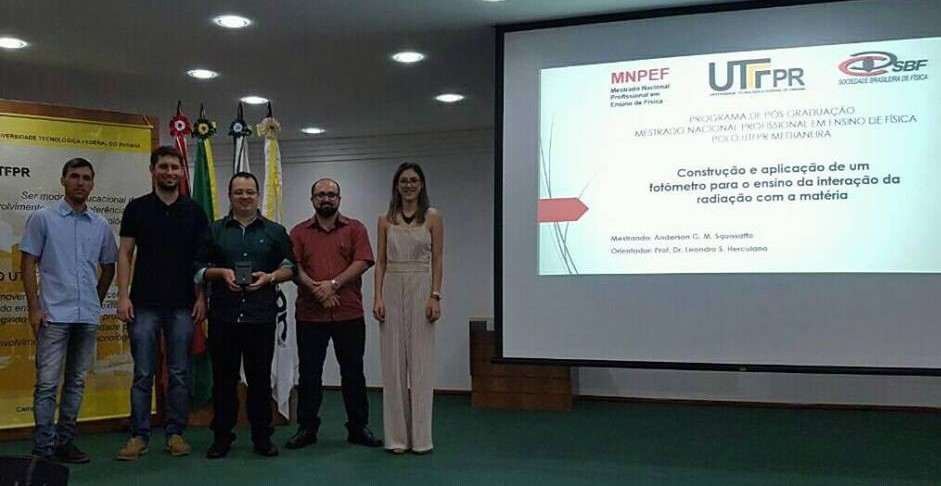 Fábio Longen, Gustavo Lukasievicz, Me. Anderson Squissato, Leandro Herculano e Ana Claudia Mulati