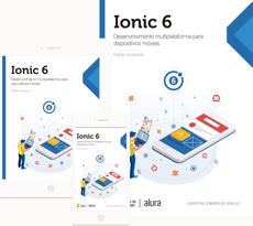 Capa do livro Ionic 6 Desenvolvimento multiplataforma para dispositivos móveis