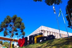 Foto: entrada do Campus PB.