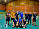 Participantes da modalidade de Badminton dos Jogos dos Trabalhadores 2023