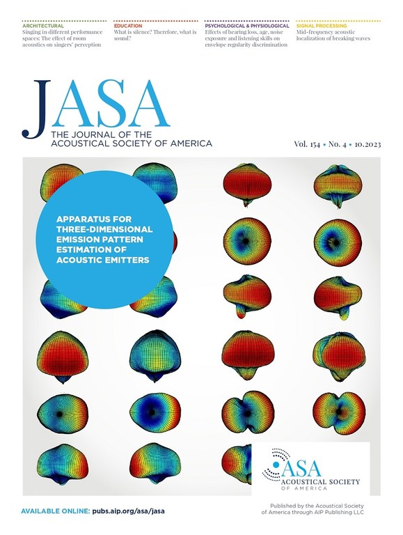 Revista "The Journal of the Acoustical Society of America"