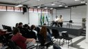 Estudantes do Câmpus Toledo participaram de um bate papo com o reitor na noite da terça-feira(21)