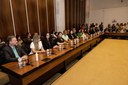 Espaço de autoridades e participantes da premiação